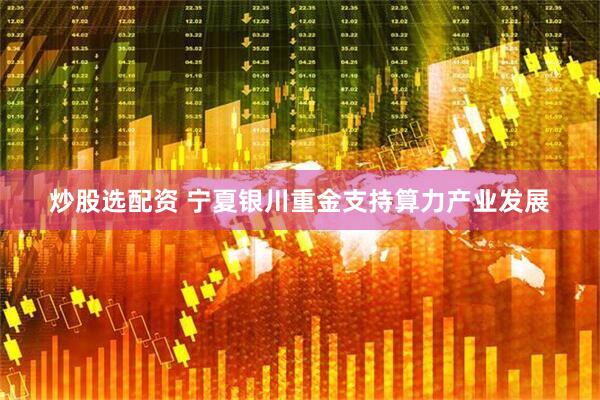 炒股选配资 宁夏银川重金支持算力产业发展