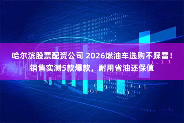 哈尔滨股票配资公司 2026燃油车选购不踩雷！销售实测5款爆款，耐用省油还保值