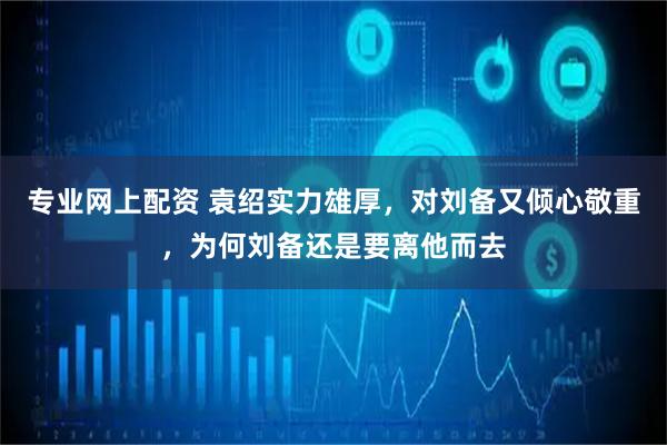 专业网上配资 袁绍实力雄厚，对刘备又倾心敬重，为何刘备还是要离他而去